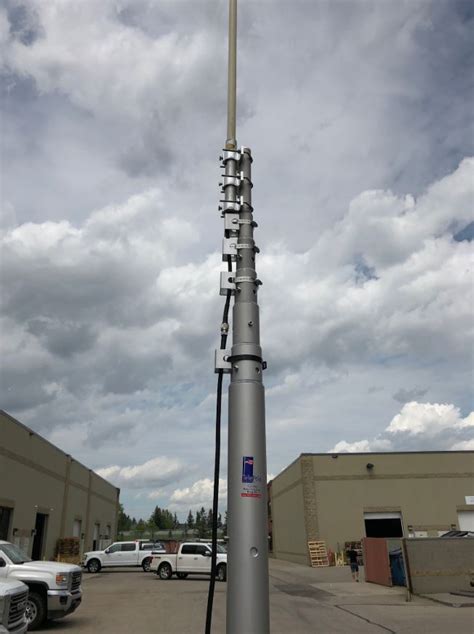 telescoping antenna tower|100 ft telescoping mast antenna.